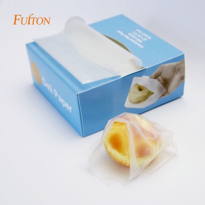 biodegradable cut wax deli paper sheets food paper with candy packaging wax coated for food