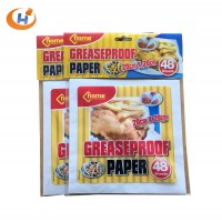 greaseproof paper 100% virgin wood pulp food grade glassine paper for packing food